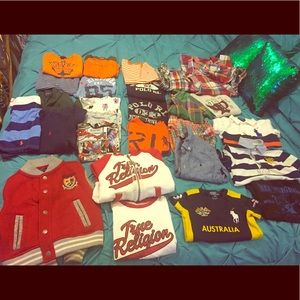 Polo, true religion, Tommy Hilfiger, H&M, & more